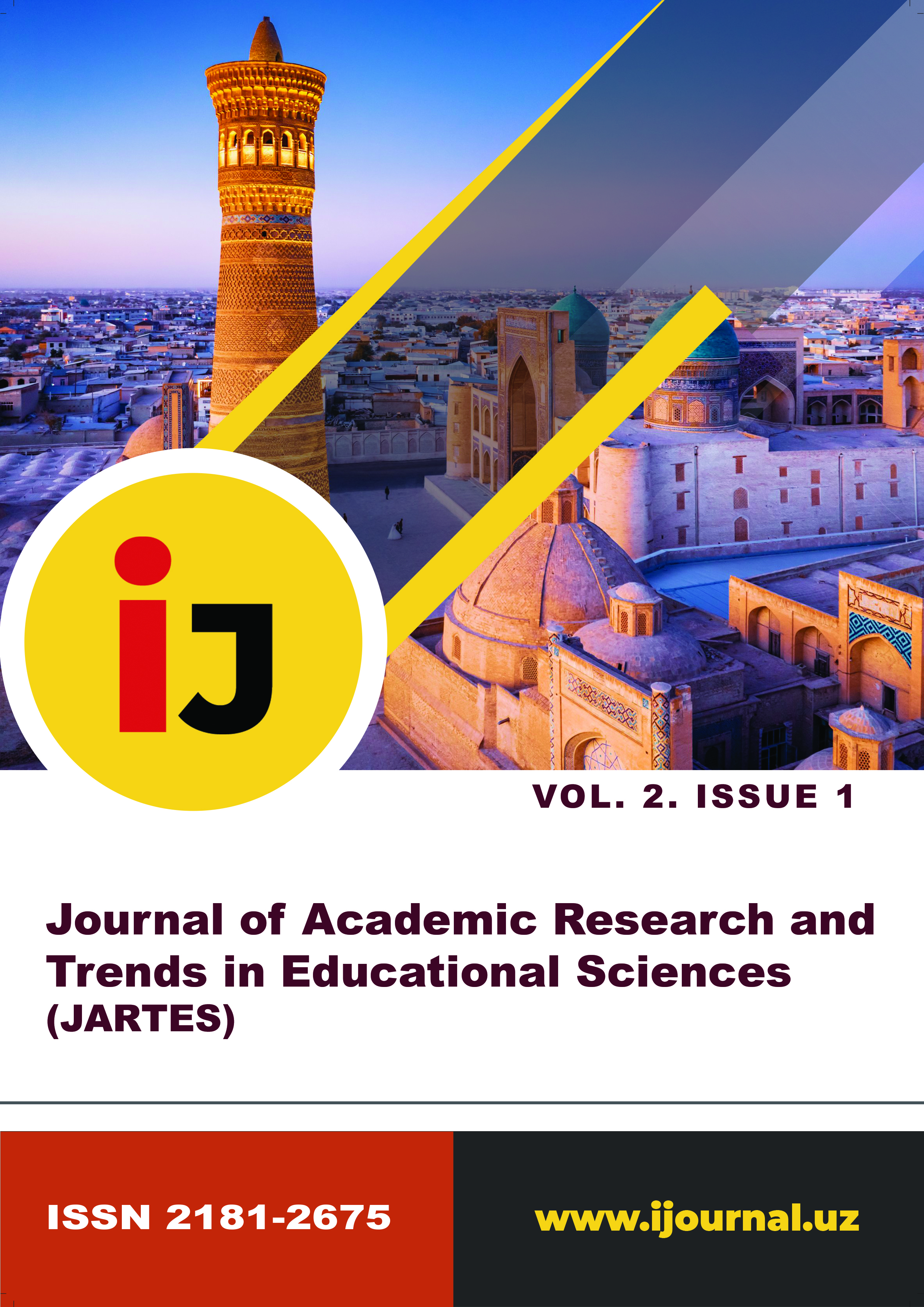 					View Vol. 2 No. 1 (2023): Journal of Academic Research and Trends in Educational Sciences (JARTES)
				